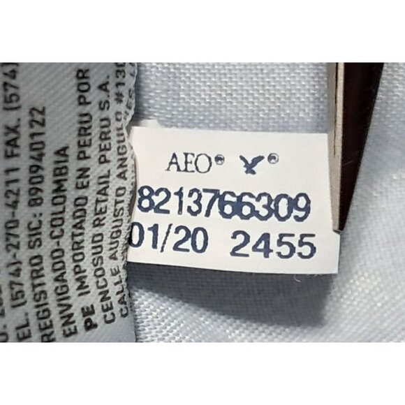 American Eagle High Rise Jegging Crop Ripped Distressed Jeans Size 00 Short - Picture 5 of 11